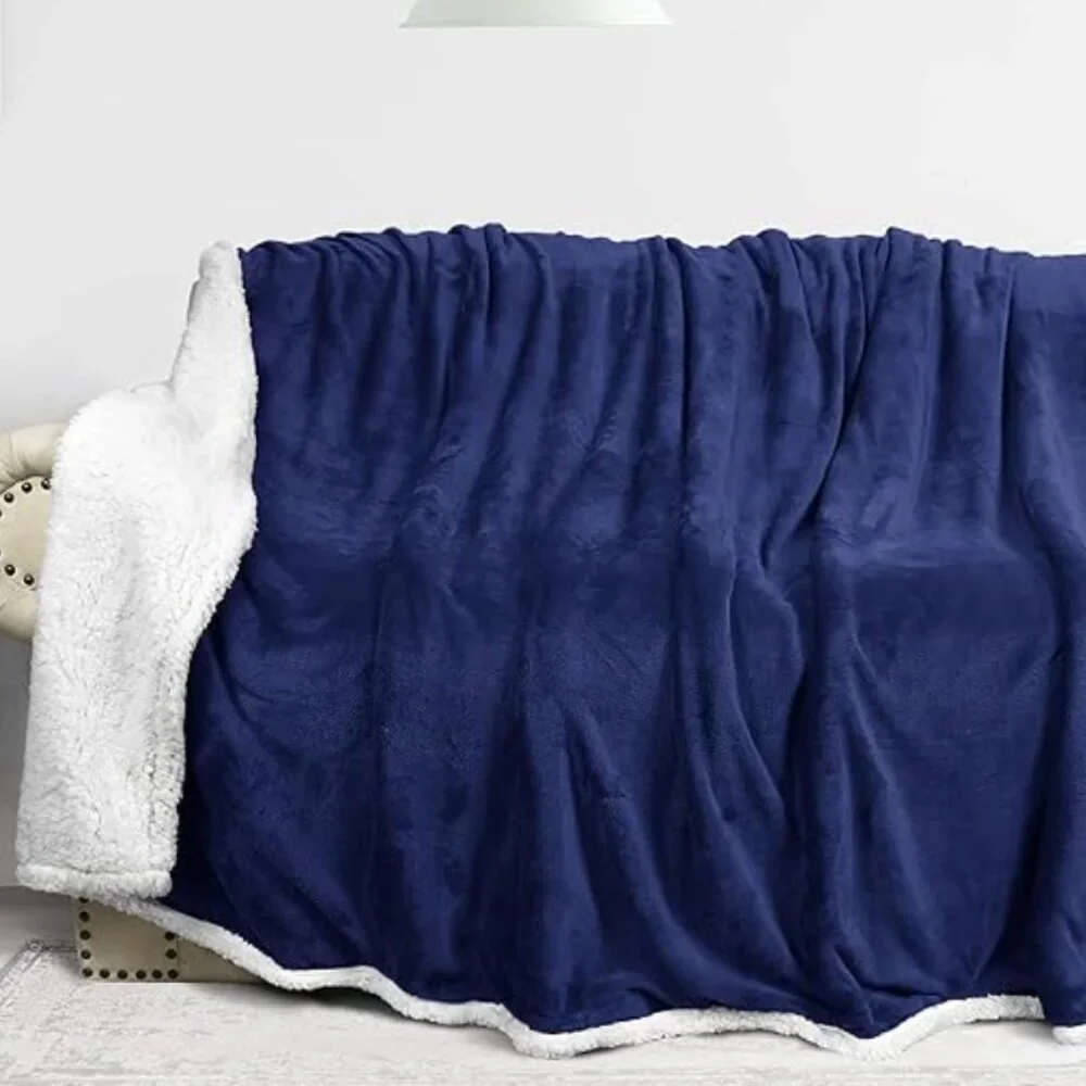 Catalonia Premium Sherpa Throw Blanket - Picture 5 of 8